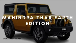 Mahindra Thar Earth Edition